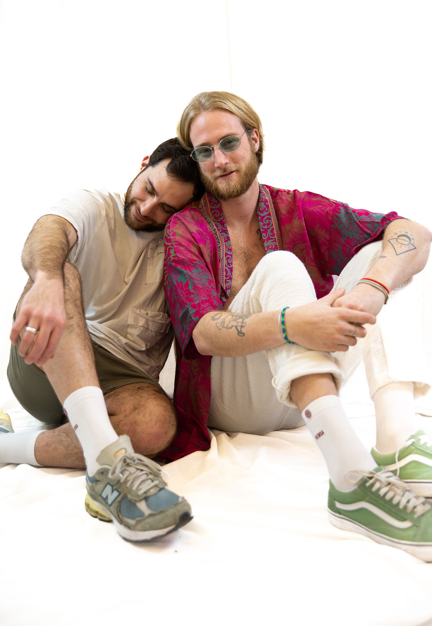 Look-chaussettes-inséparables-Bensa-lasimple-white